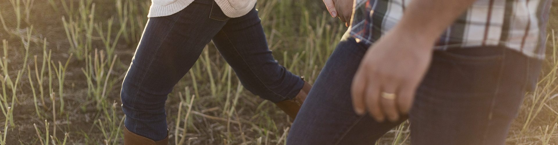 couple in field communication
